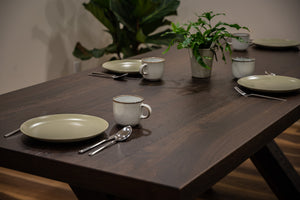 Smoked White Oak Table