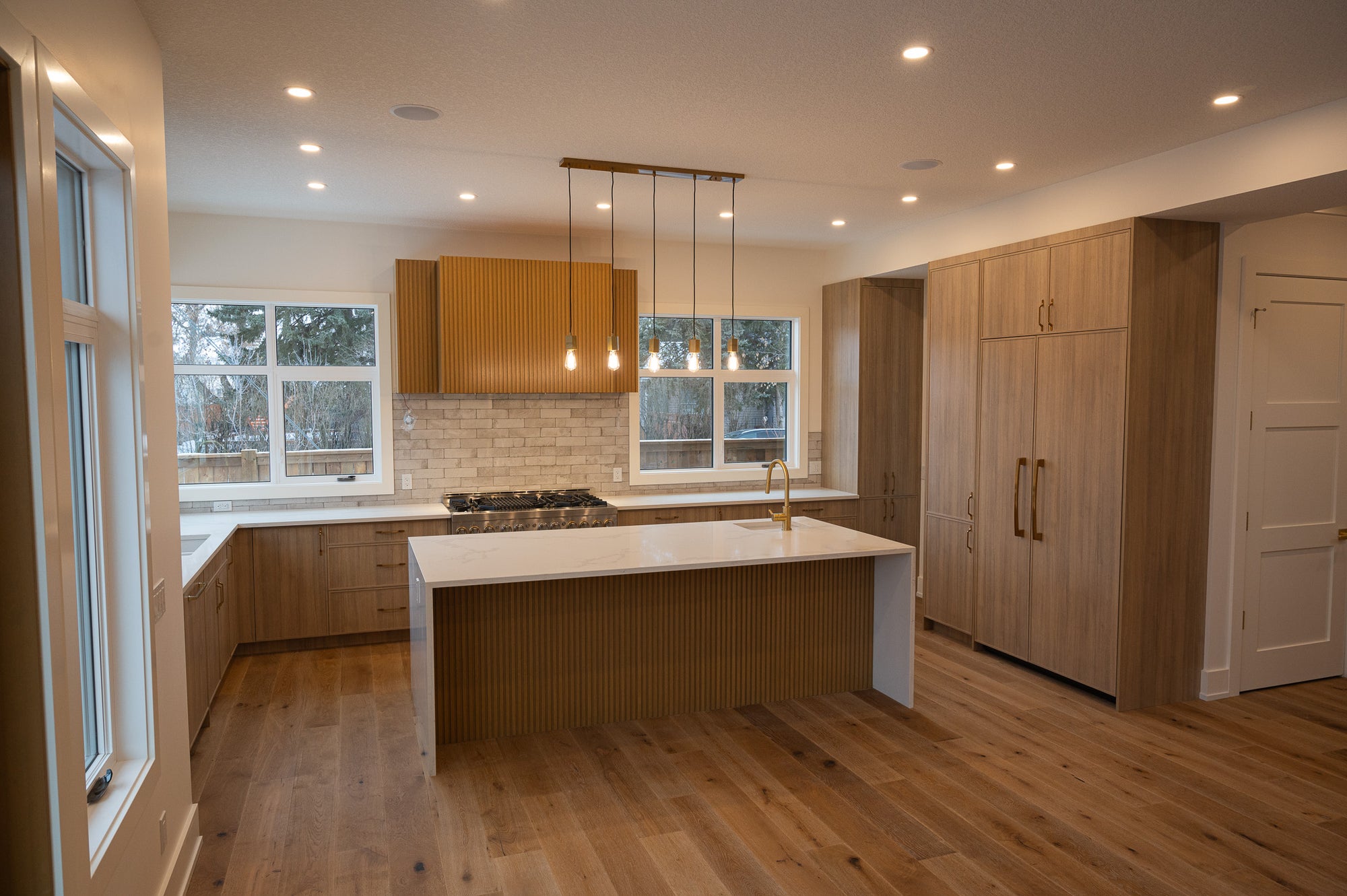 Image of Wildwood Nature Collection: Kurang installed in a custom built Calgary home.