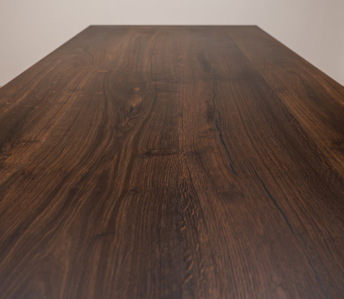 Smoked White Oak Table