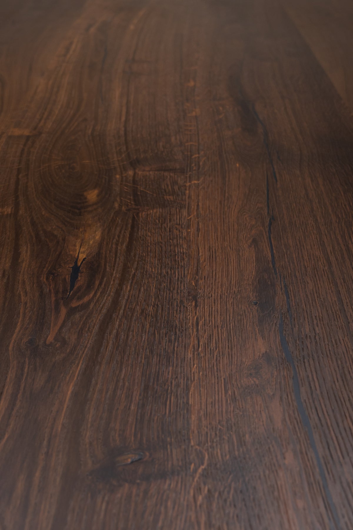 Smoked White Oak Table