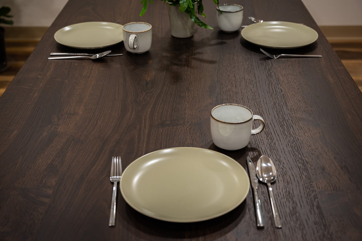 Smoked White Oak Table